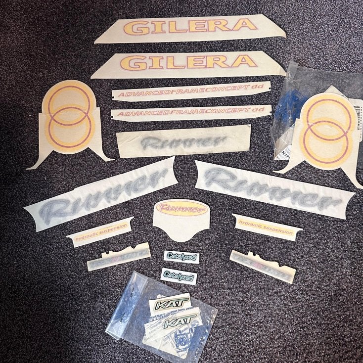 NOS FXR DD stickerset gilera runner sticker stickers, Ophalen of Verzenden