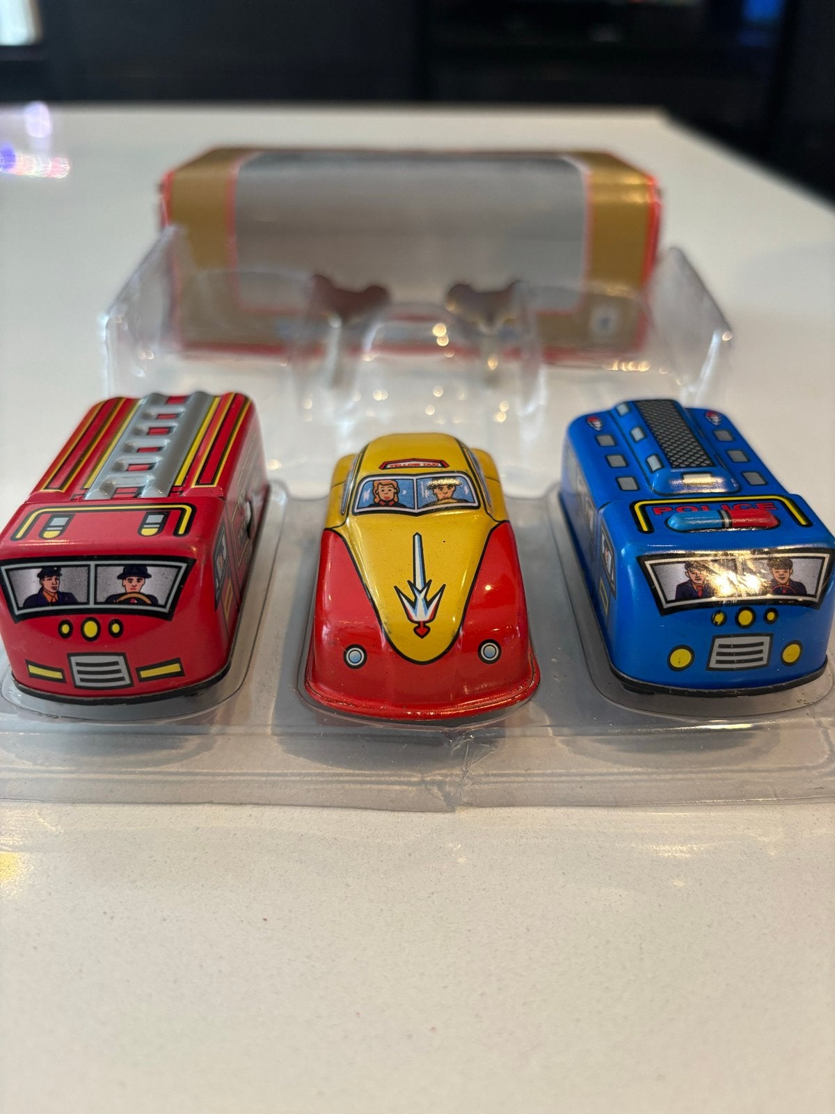 Set van 3 Opwindbare Blikken Auto's, Ophalen of Verzenden