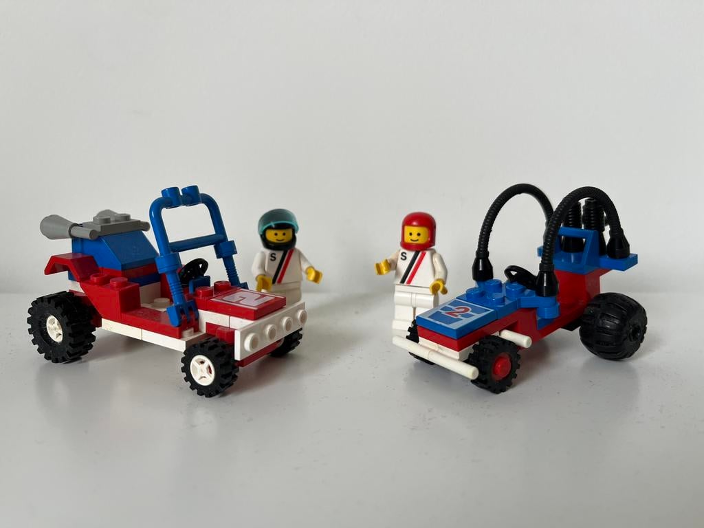 Lego rallywagens 6502 en 6528, City, Lego, Ophalen of Verzenden, Zo goed als nieuw