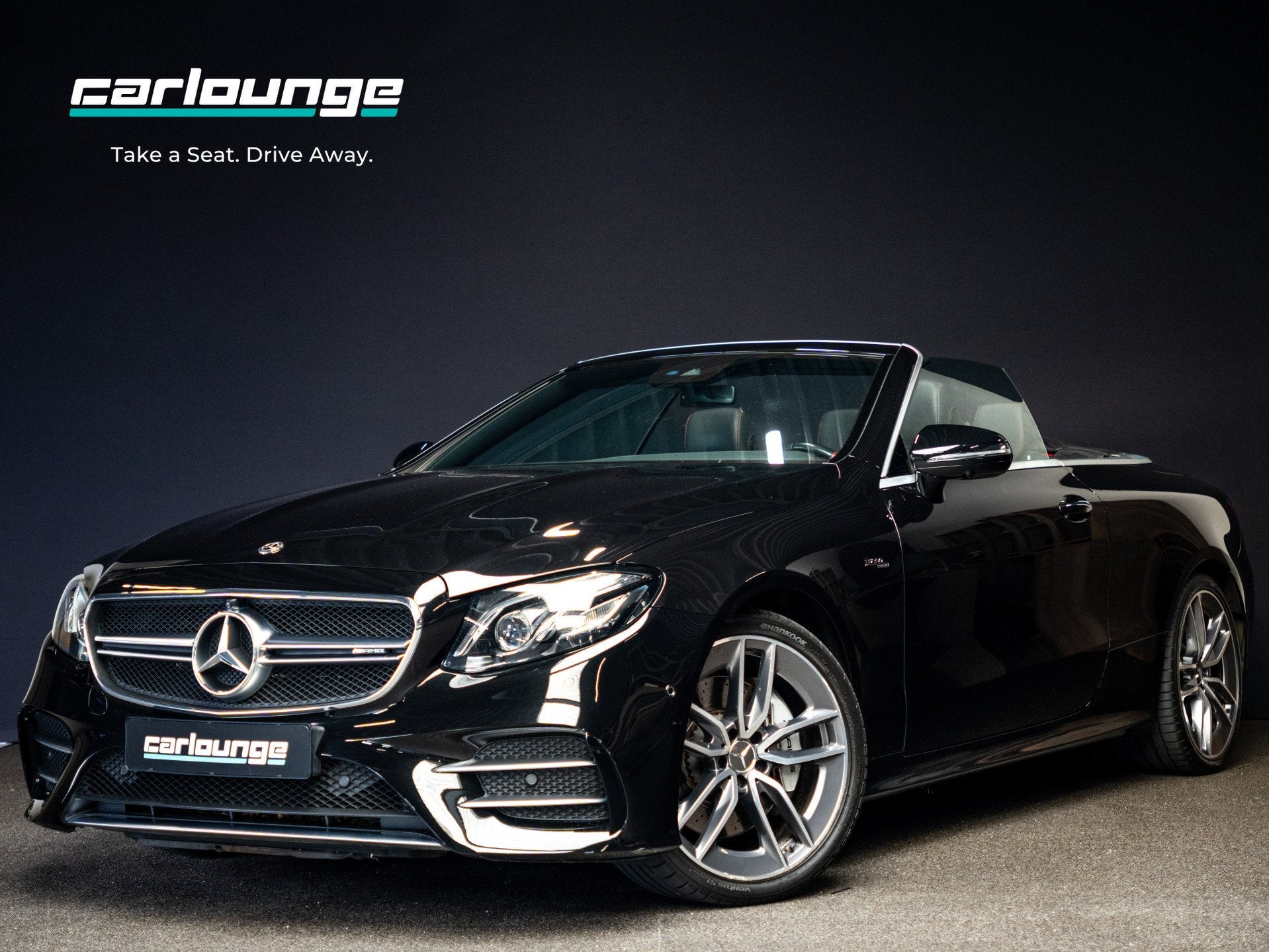 Mercedes-Benz E-Klasse Cabrio AMG 53 4MATIC Burmester|Memory, Auto's, Automaat, Gebruikt, Cabriolet, Zwart