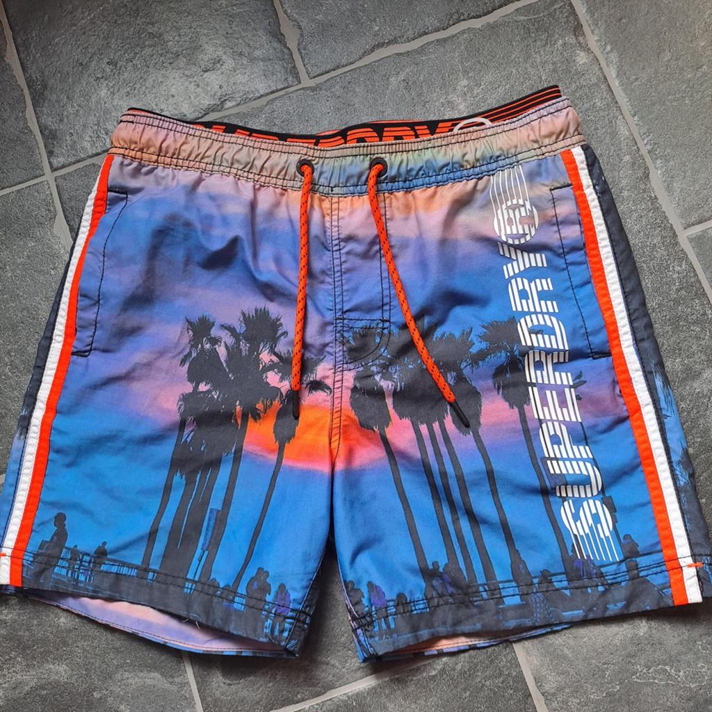 Superdry zwembroek, maat M, Kleding | Heren, Badmode en Zwemkleding, Ophalen of Verzenden, Zwemshort, Superdry, Maat 48/50 (M)