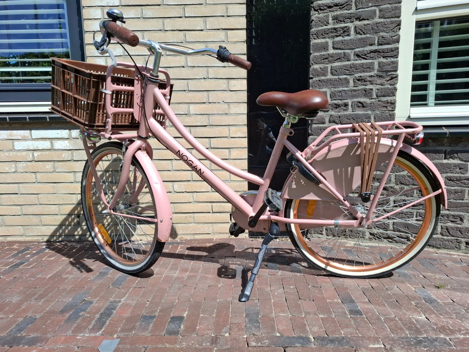kinderfiets in nette staat, Ophalen, Zo goed als nieuw, Terugtraprem, 20 inch of meer