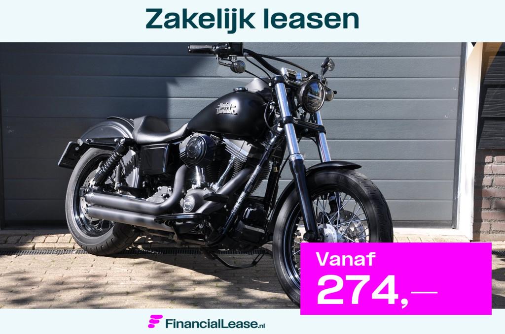 Harley Davidson Dyna Street Bob 103 FXDBP Leuk uitgevoerd !, Motoren, 1688 cc, Chopper, Bedrijf, Meer dan 35 kW