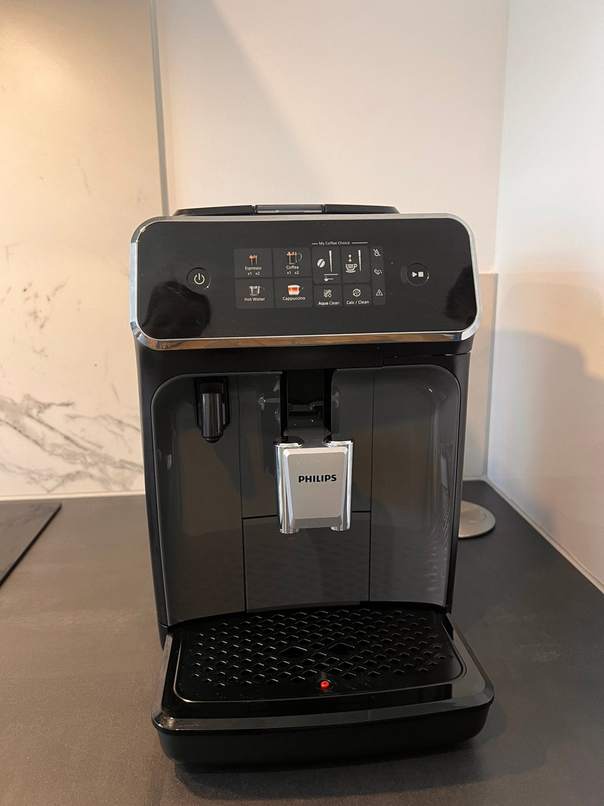 Philips LatteGo koffiemachine, zo goed als nieuw., Witgoed en Apparatuur, Koffiezetapparaten, Afneembaar waterreservoir, Koffiemachine
