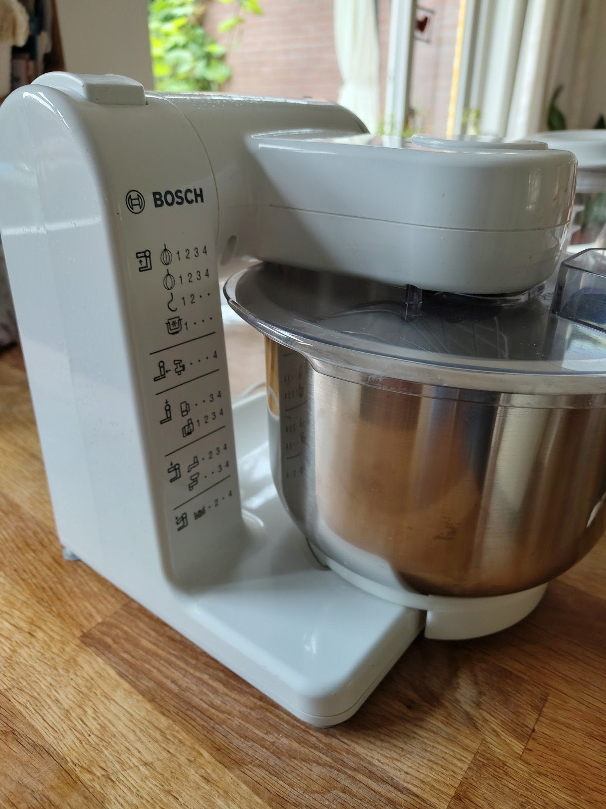 Bosch Keukenmachine met Blender en Diverse Accessoires, Ophalen, Gebruikt, Vaatwasserbestendig, 3 snelheden of meer