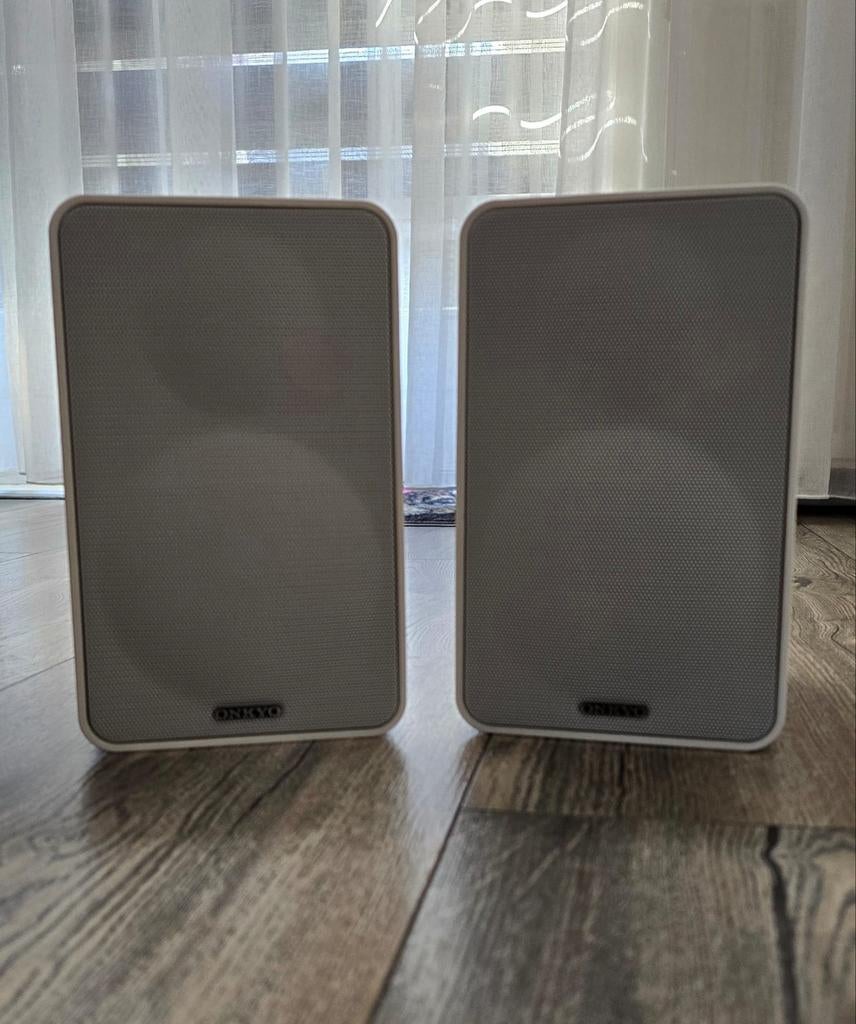 Onkyo D-T25 speakers wit - Zo goed als nieuw, Overige merken, Ophalen of Verzenden, Zo goed als nieuw, Minder dan 60 watt