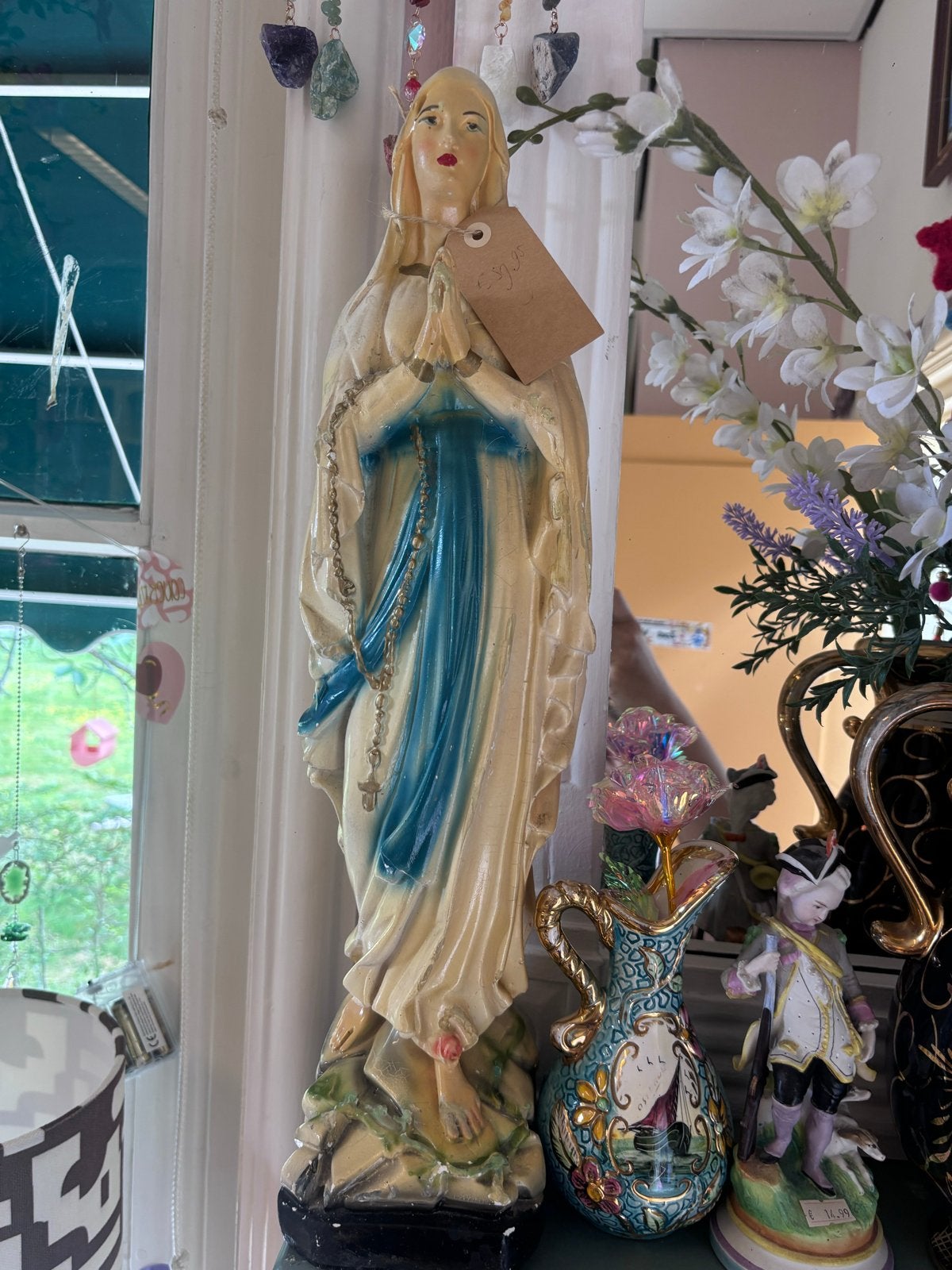 70 cm Hoge Gipsen Maria Beeld - Religieuze Decoratie, Ophalen