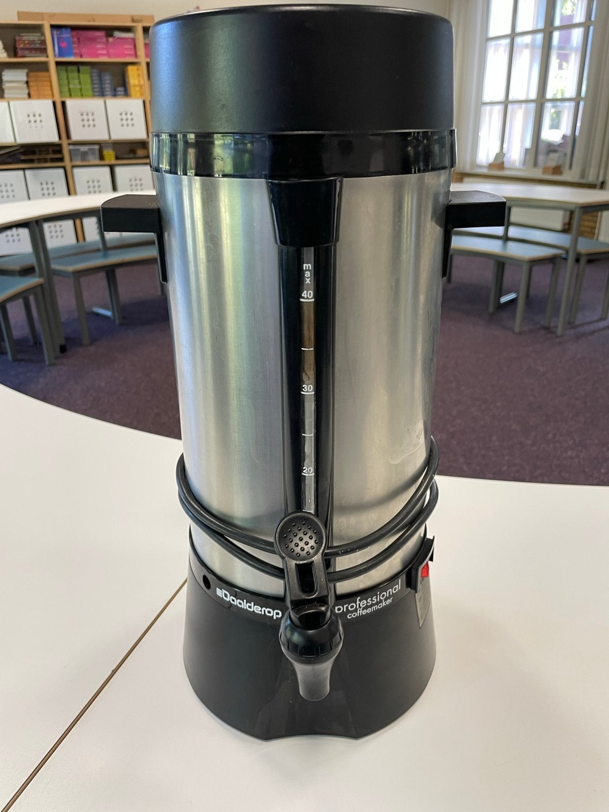 Daalderop Professional Koffiemachine - 40 kopjes, Witgoed en Apparatuur, Koffiezetapparaten, Ophalen, Gebruikt, 10 kopjes of meer