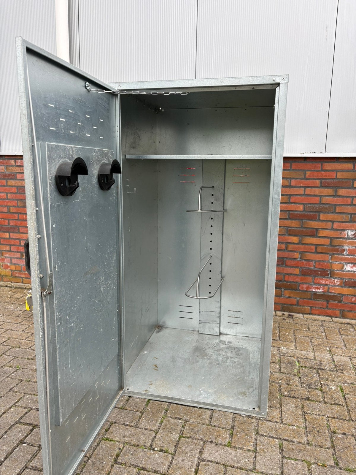 Zadelkast metaal 150x75x75 cm 5 stuks, Ophalen, Gebruikt, Metaal, Overige typen