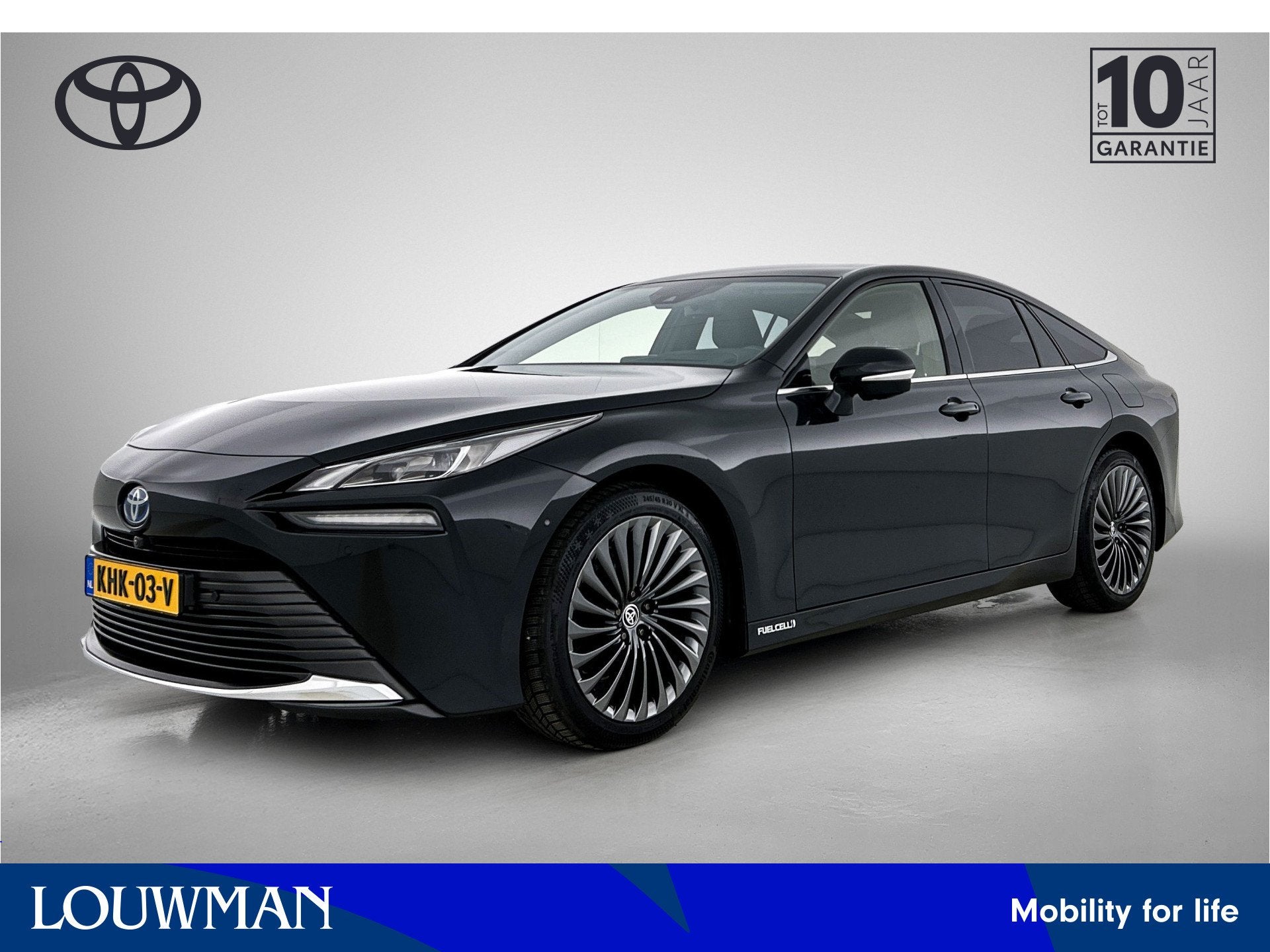 Toyota Mirai Prestige | JBL | Panoramadak | Leder | Stoelver, Auto's, Automaat, Gebruikt, Waterstof, Zwart