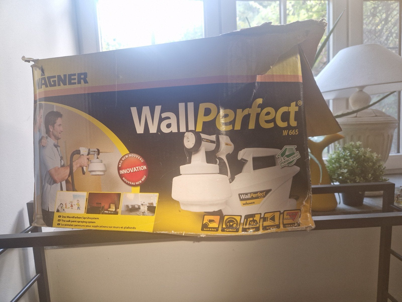 Wagner WallPerfect W 665 Verfspuit - Nieuw in doos, Ophalen of Verzenden, Nieuw, Verfspuit of Verfpomp