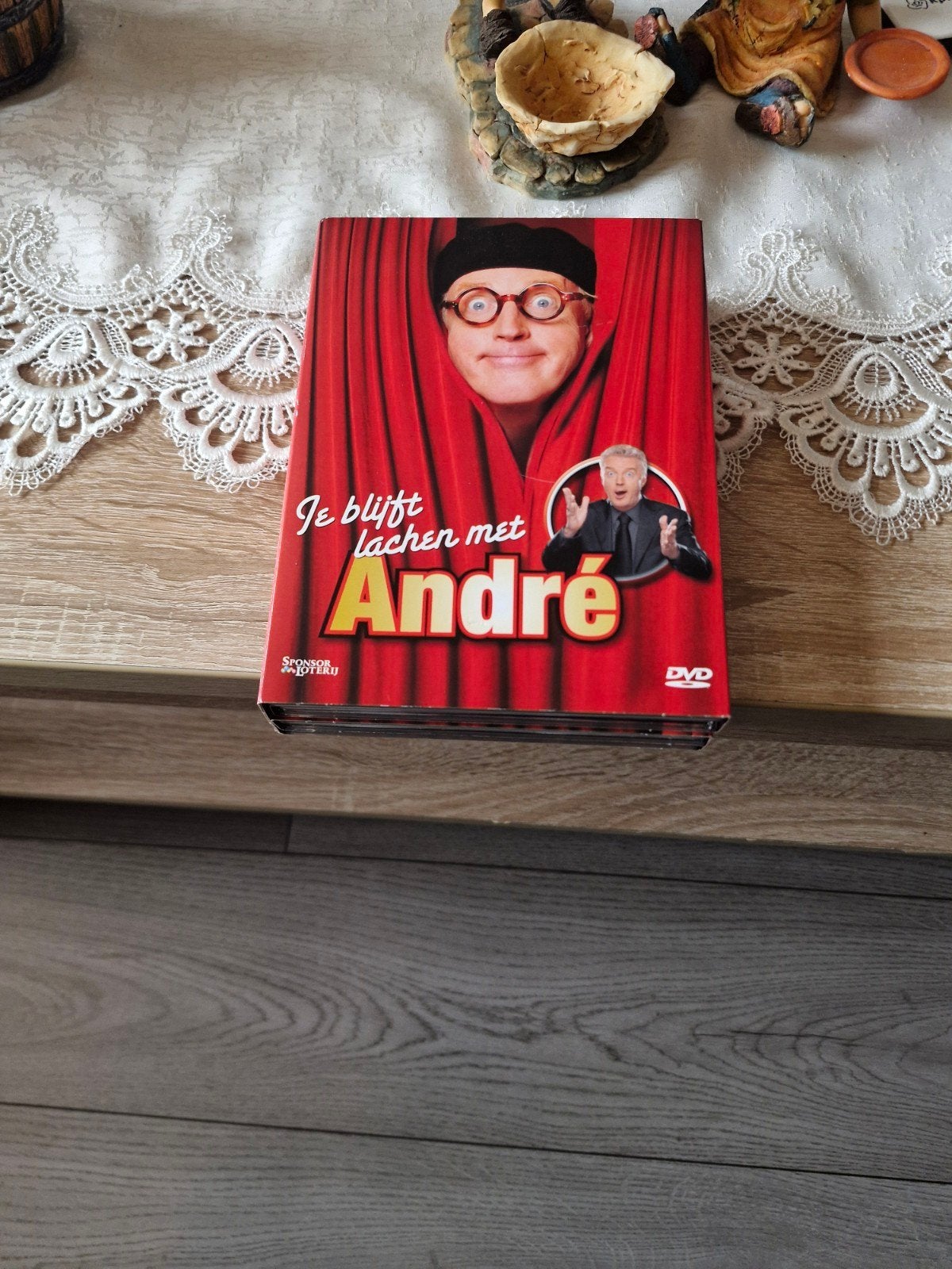 André van Duin - Je blijft lachen met André - 6 DVD Box, Alle leeftijden, Zo goed als nieuw, Komedie, Ophalen of Verzenden