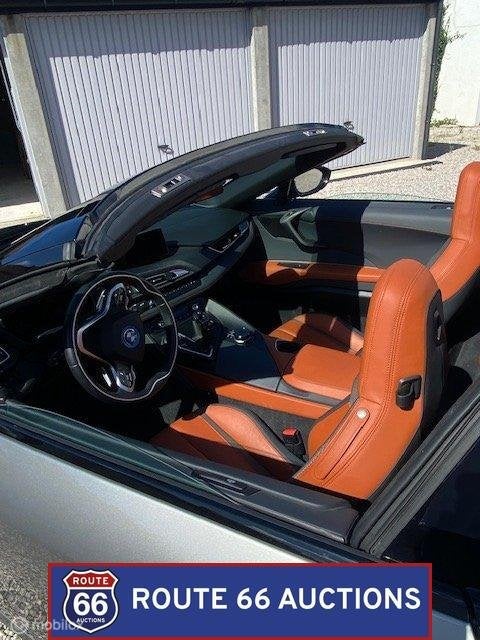 BMW i8 Roadster | 2020 | Route 66 Auctions, Gebruikt, Overige carrosserieën, Zwart, Bedrijf