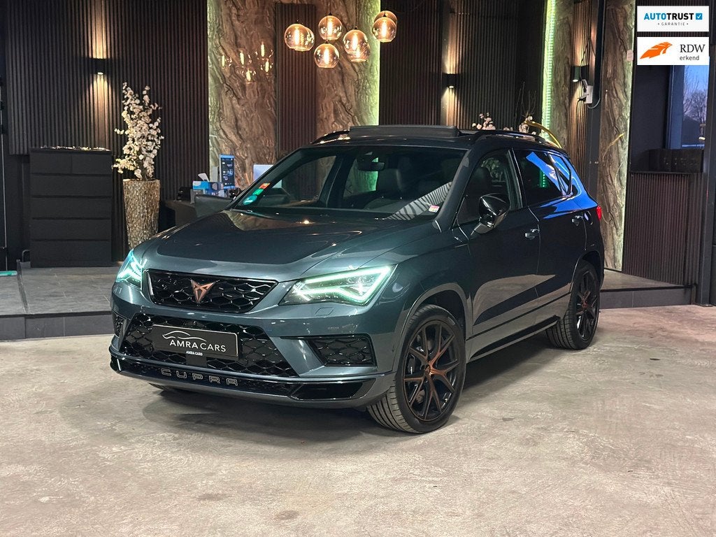 Cupra Ateca 2.0 TSI 4DRIVE|PANO|MEMORY|FULL OPTIONS, Auto's, Cupra, Bedrijf, Te koop, Ateca, 360° camera, 4x4, ABS, Adaptive Cruise Control