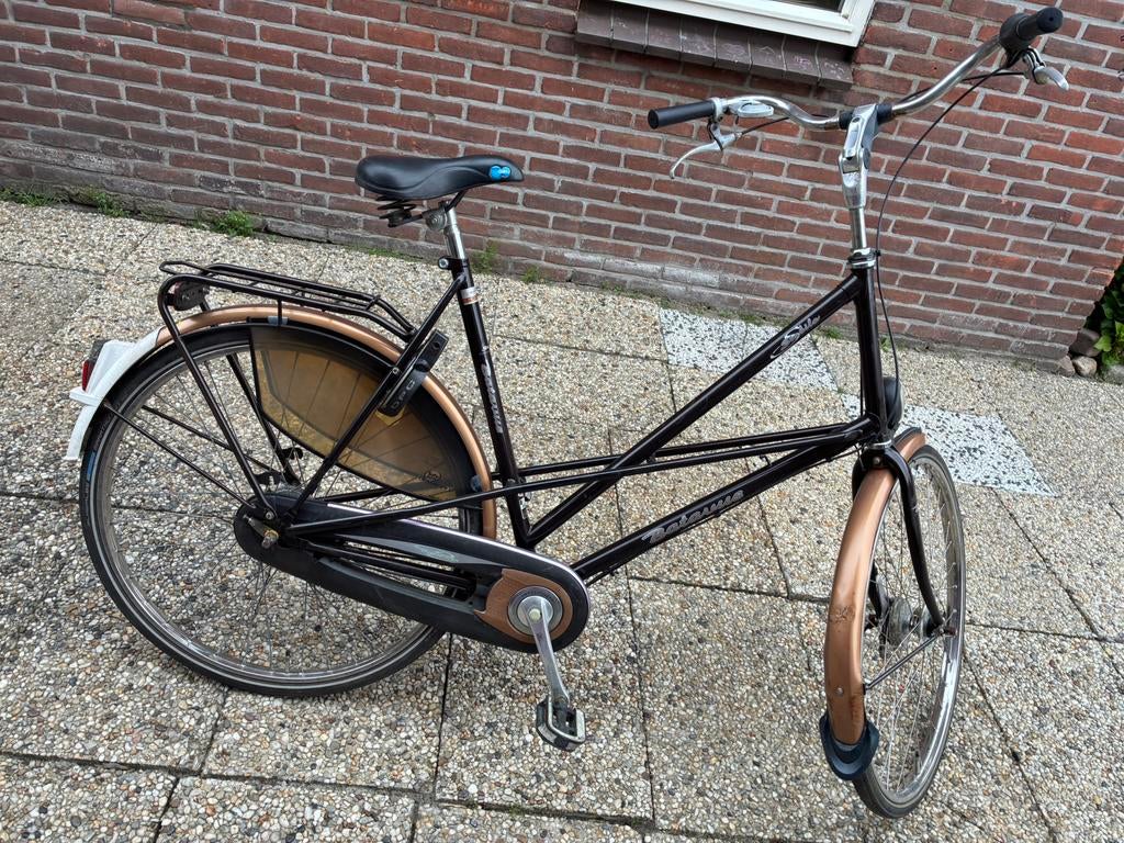 Hoge batavus stabillo damesfiets 28 inch, Fietsen en Brommers, Fietsen | Dames | Damesfietsen, Ophalen, Gebruikt, ., Versnellingen