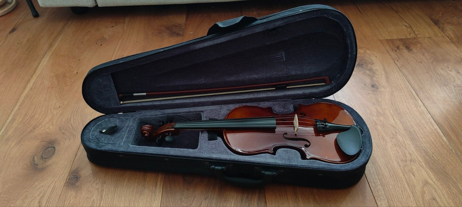 Stagg kinderviool met koffer en strijkstok, Muziek en Instrumenten, Gebruikt, Verzenden, Overige formaten, Viool