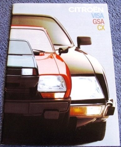 Citroën Visa  GSA   CX  dikke brochure  1983  64 pg. nieuwst, Boeken, Verzenden, Zo goed als nieuw, Citroën
