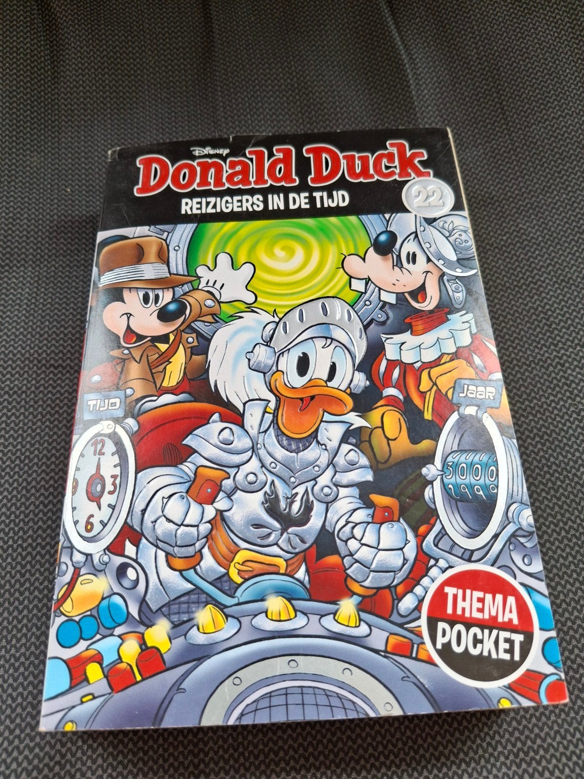 Donald Duck Thema Pocket 22: Reizigers in de Tijd, Boeken, Stripboeken, Eén stripboek, Ophalen of Verzenden, Gelezen, Walt Disney Company
