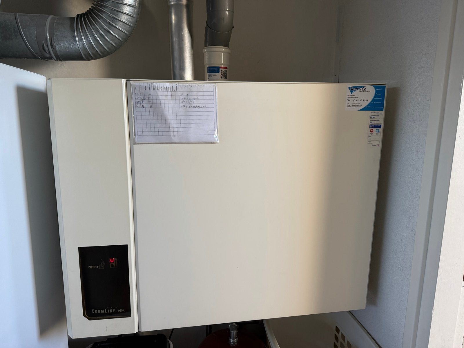 Nefit Ecomline HR verwarmingsketel - Goed werkend, 30 tot 80 cm, Gebruikt, Hoog rendement (Hr), Cv-ketel of Combi-ketel