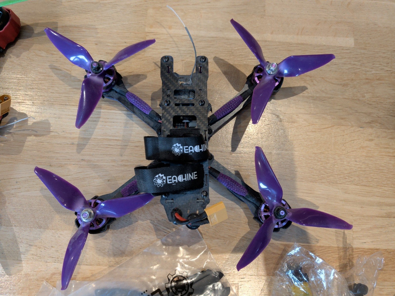 Eachine Drones met toebehoren en tas - FPV Racing Drone Set, Ophalen, Gebruikt, Racedrone, Overige merken