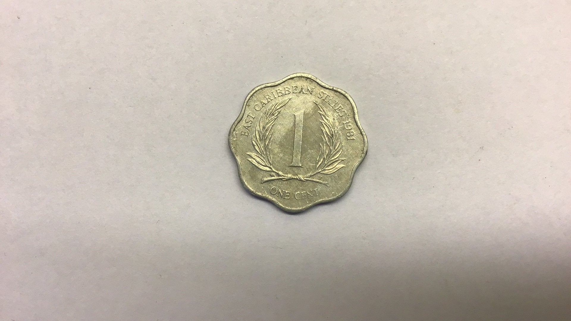 East Carribean states 1 cent 1981., Ophalen of Verzenden