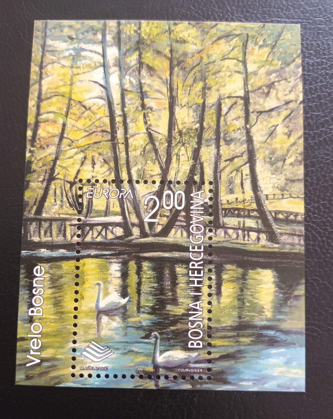 Bosna I Herzegovina 2001 block vogels in riviera MNH, Verzenden, Overige landen, Postfris