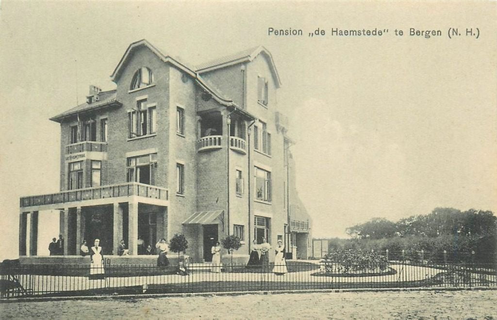 701-255-027 Bergen NH Pension de Haemstede, Verzenden, Voor 1920, Noord-Holland