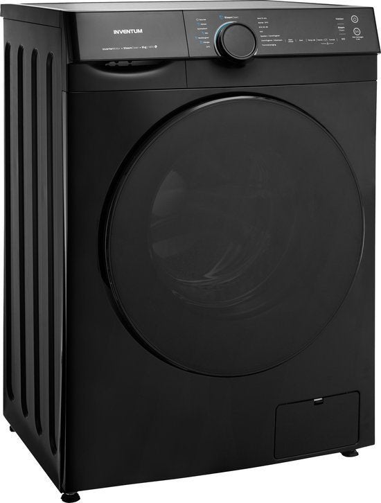 Inventum wasmachine VWM8010B - Zwart, 1200 tot 1600 toeren, Inventum Huishoudelijke Apparaten B.V., 8 tot 10 kg, Ophalen of Verzenden