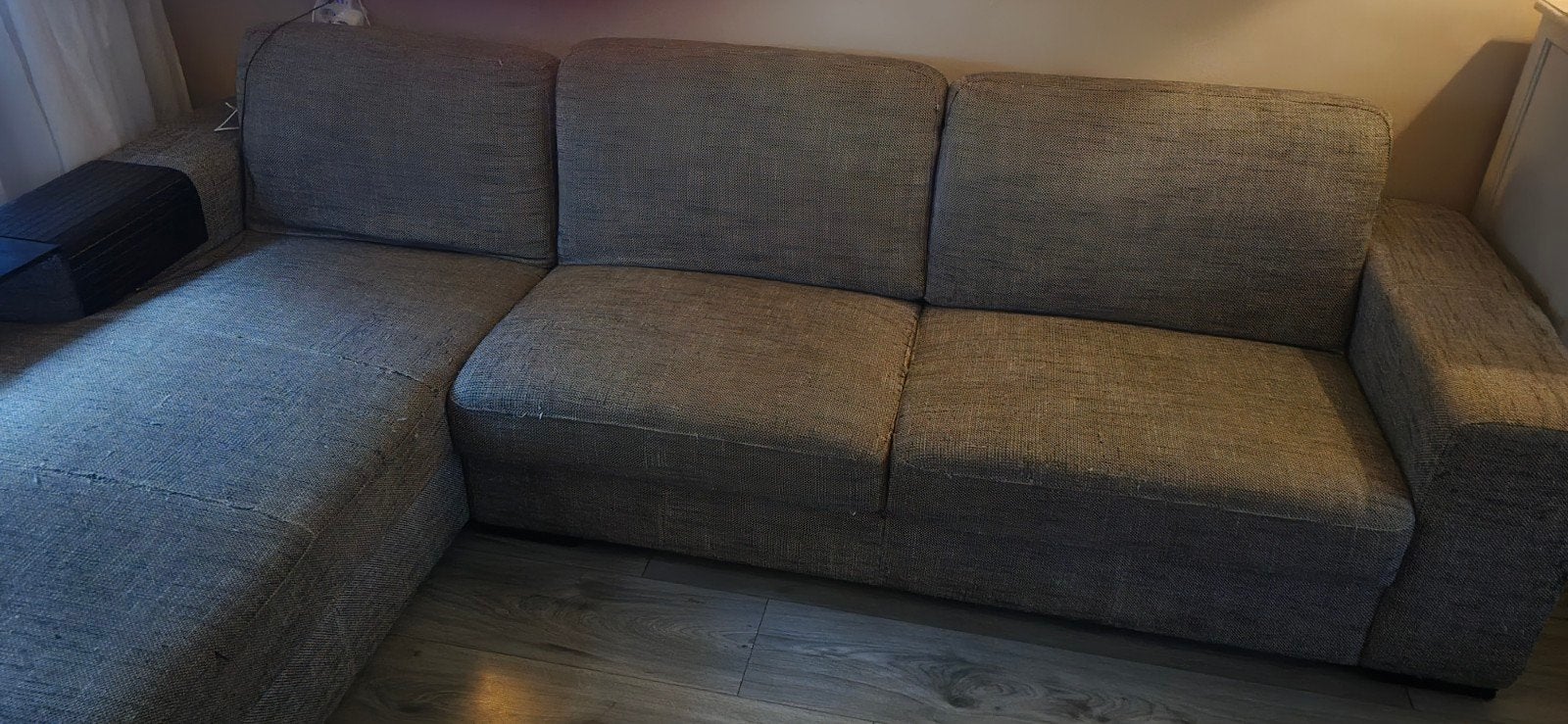 Gratis Hoekbank - Gebruikt maar Stevig, Ophalen, 250 tot 300 cm, Gebruikt, Hoekbank