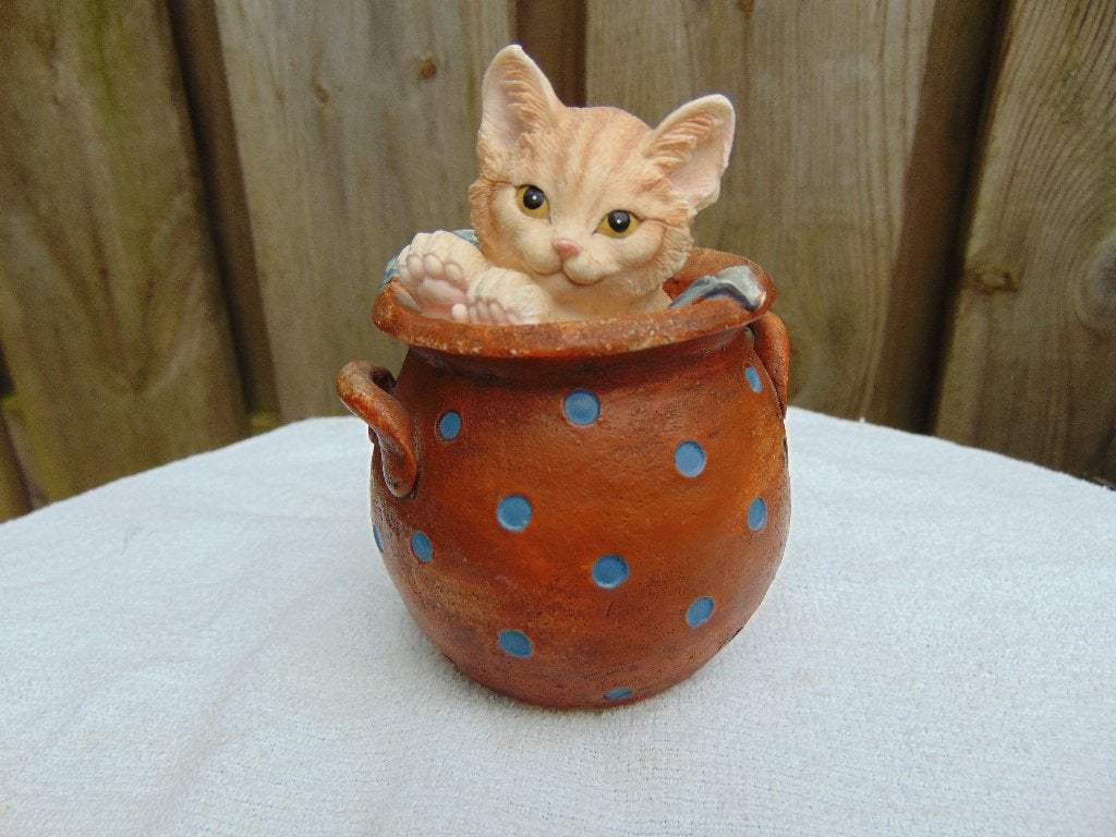 Kattenbeeldje, Verzamelen, Beelden en Beeldjes, Ophalen of Verzenden, Zo goed als nieuw, Dier