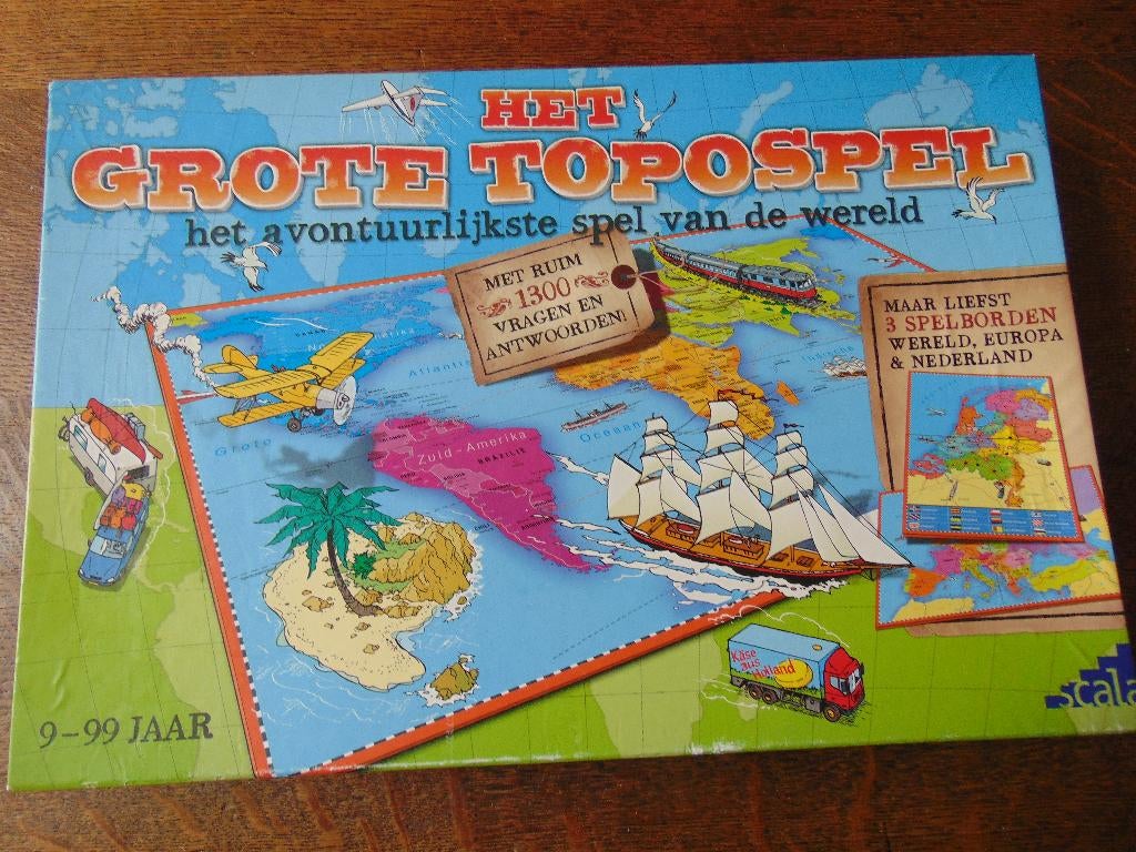 Het Grote Topospel van Scala, Een of twee spelers, Ophalen of Verzenden, Zo goed als nieuw, Scala