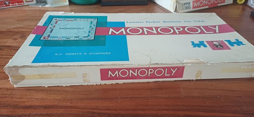 Vintage Monopoly Bordspel - Parker Brothers (Jaren '60), Hobby en Vrije tijd, Gezelschapsspellen | Bordspellen, Vijf spelers of meer