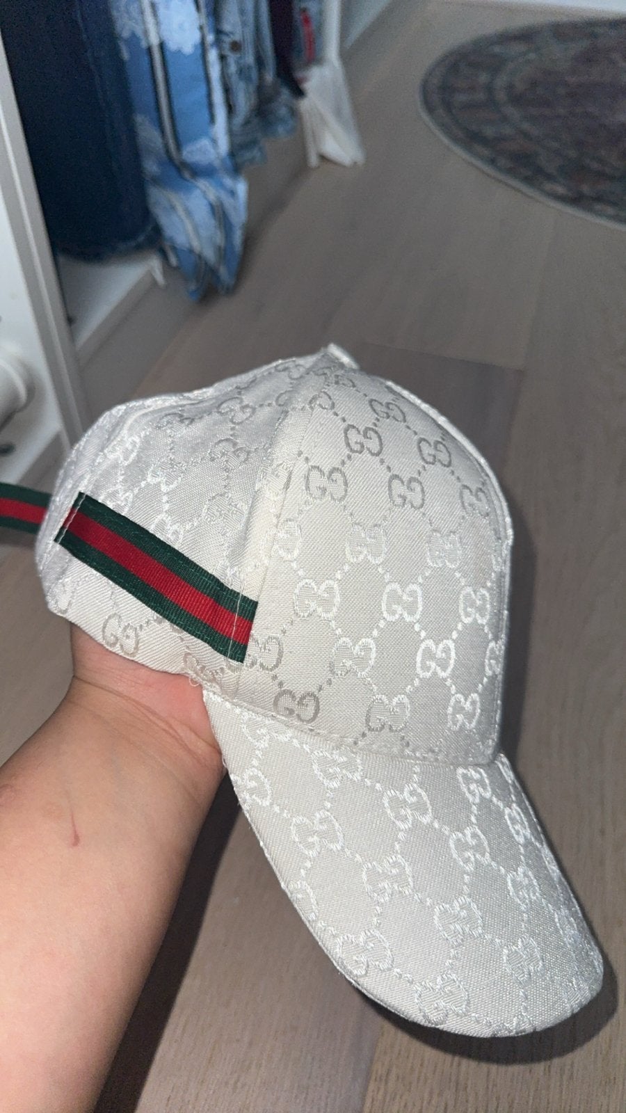 Witte pet, Kleding | Dames, Ophalen of Verzenden, Zo goed als nieuw, One size fits all, Pet