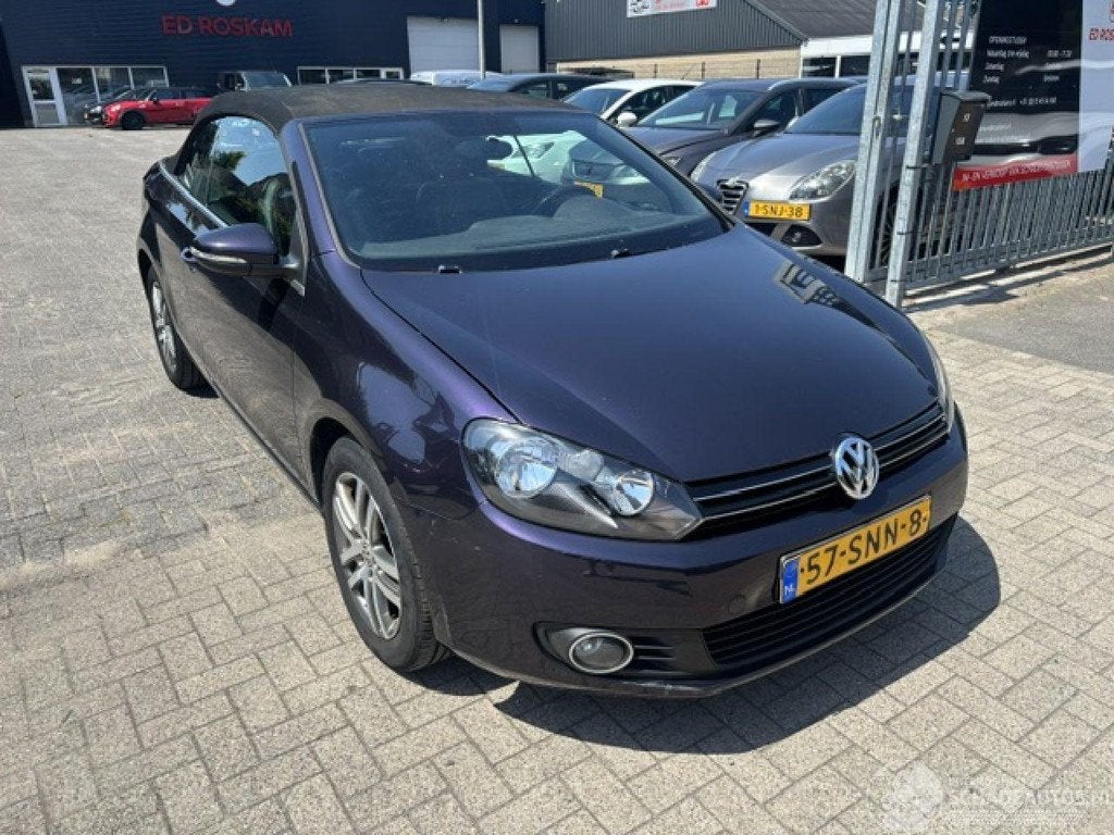 Volkswagen Golf 1.2 TSI Cabrio Clima NAP (bj 2012), Auto diversen, Schadeauto's, Cabriolet, Volkswagen, Volkswagen AG, Handgeschakeld