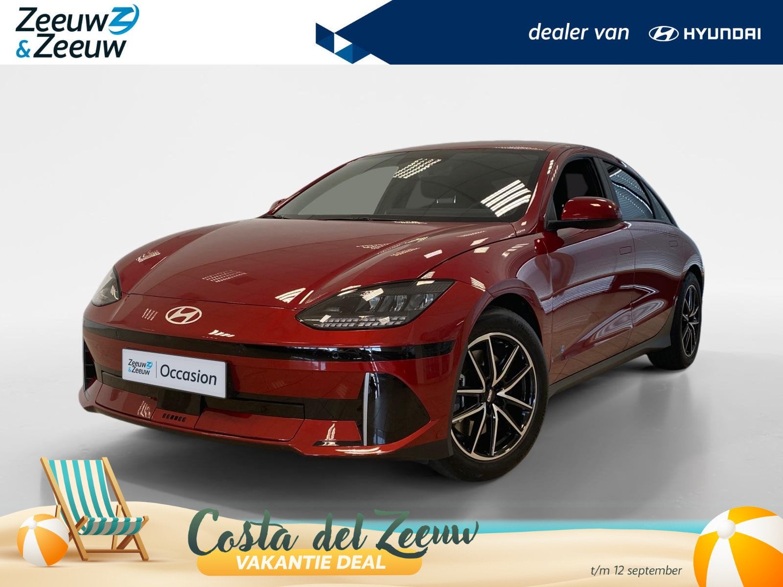 Hyundai IONIQ 6 STYLE | 53 KWH | NAVI | CAMERA | APPLE CARPL, Auto's, Hyundai, 12 maanden, 750 kg, 429 km, 53 kWh