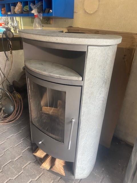 Prachtige Thermatech Houtkachel 8 kw.   "ZGAN"., Ophalen, Houtkachel, Zo goed als nieuw, Vrijstaand