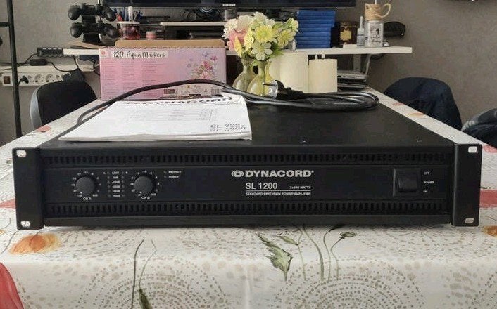 Dynacord sl 1200 eindversterker., Ophalen, Zo goed als nieuw