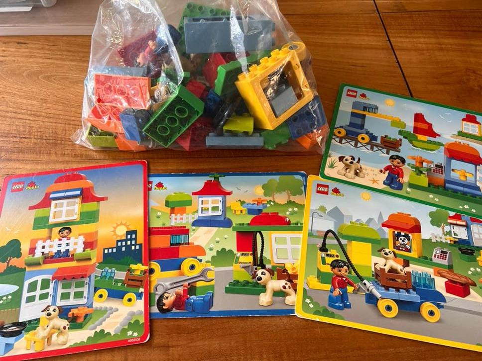 Complete Duplo set met bouwkaarten, Kinderen en Baby's, Speelgoed | Duplo en Lego, Ophalen of Verzenden, Zo goed als nieuw, Compleet