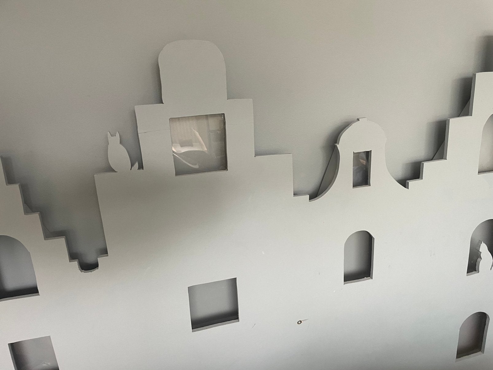 Amsterdamse huisjes paneel met verlichting, Ophalen, Zo goed als nieuw