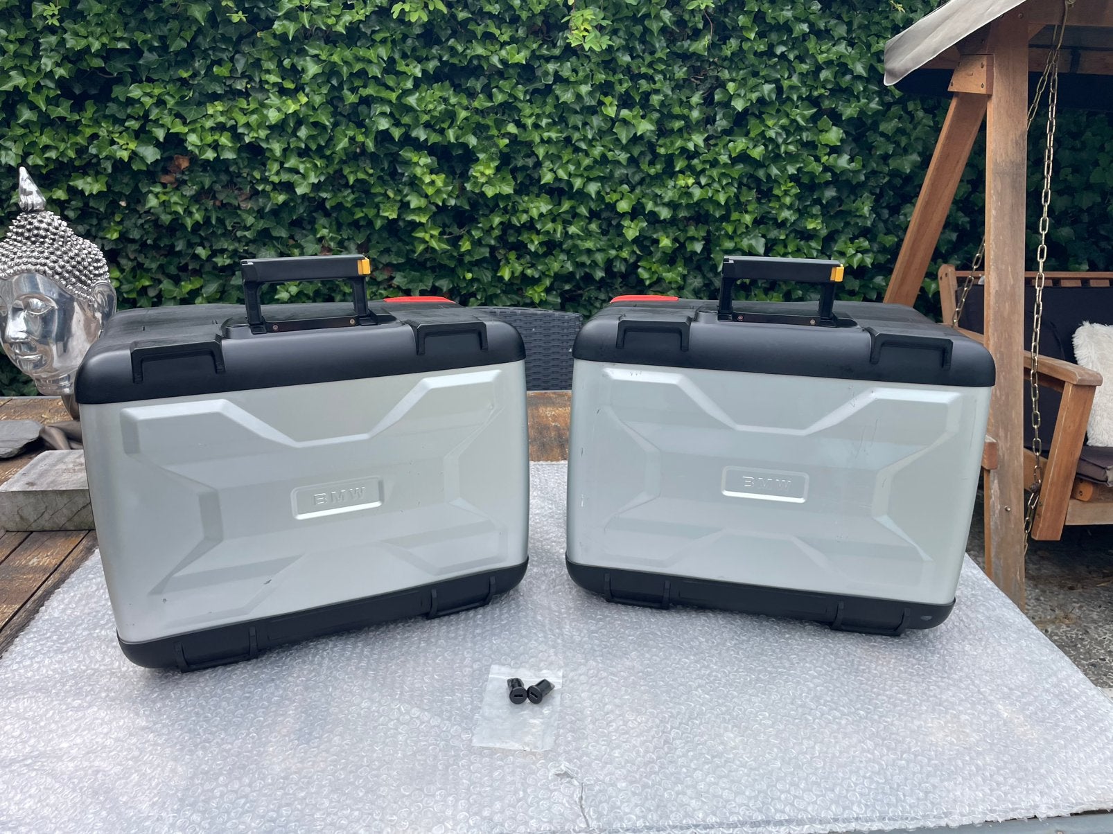 Kofferset zijkoffers BMW R1250Gs R1200GS-Lc F 850 GS F 750Gs, Ophalen, Gebruikt, Am Juliusturm 14-36, Www.bmwmotorrad.com