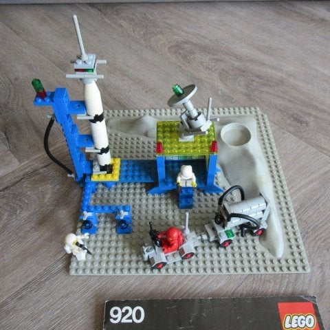 lego ruimte 920 Alpha 1 raketbasis, Kinderen en Baby's, Gebruikt, Lego, Ophalen of Verzenden, Space