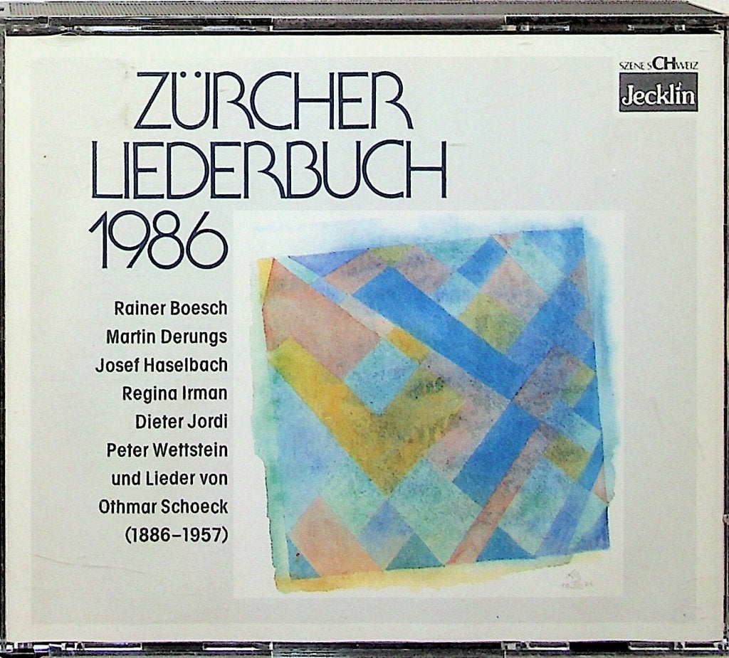Zurcher Liederbuch 1986 & Lieder Othmar Schoeck 2cd, Inclusief boekje, Kamermuziek, Verzenden, Modernisme tot heden