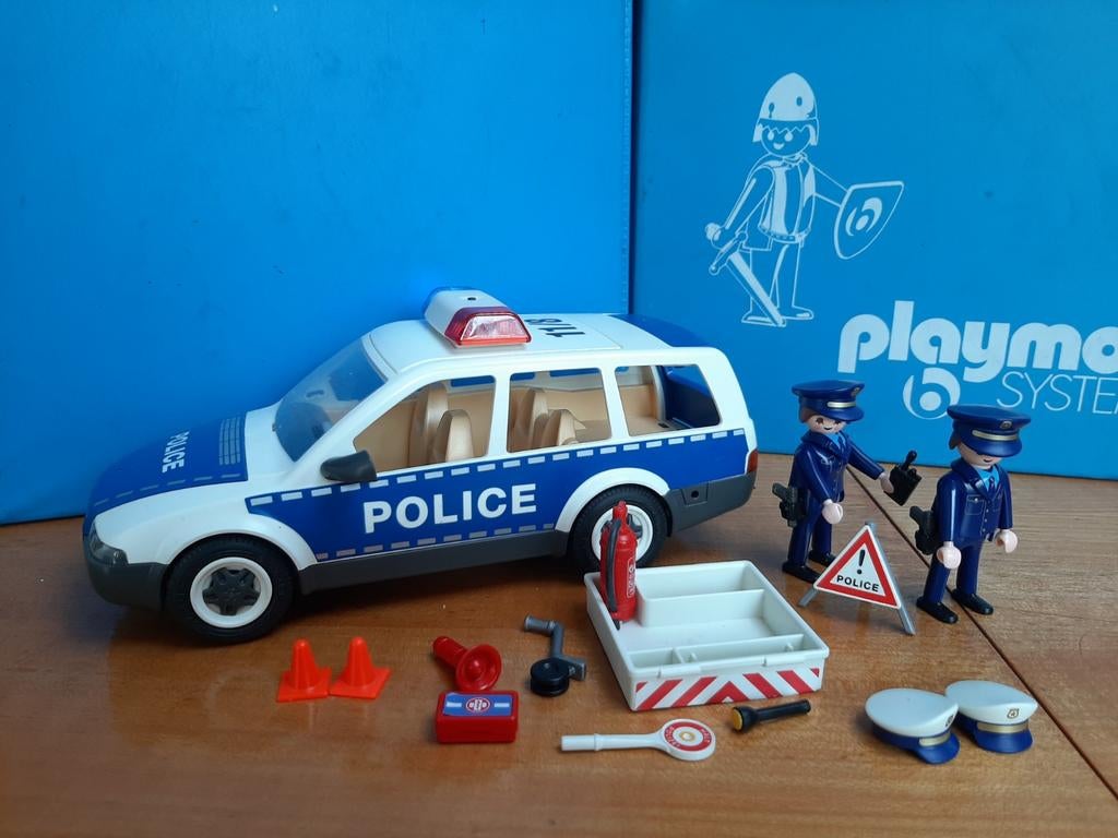 Politie 4260 politieauto compleet met werkend zwaailicht, Ophalen of Verzenden, Zo goed als nieuw, Complete set