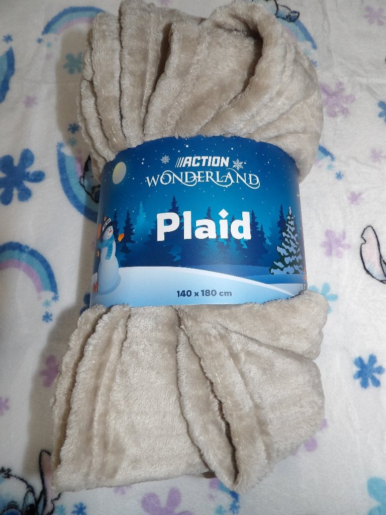 nieuw super zacht plaid 140x180 cm, Huis en Inrichting, Woonaccessoires | Plaids en Woondekens, Ophalen of Verzenden, Nieuw