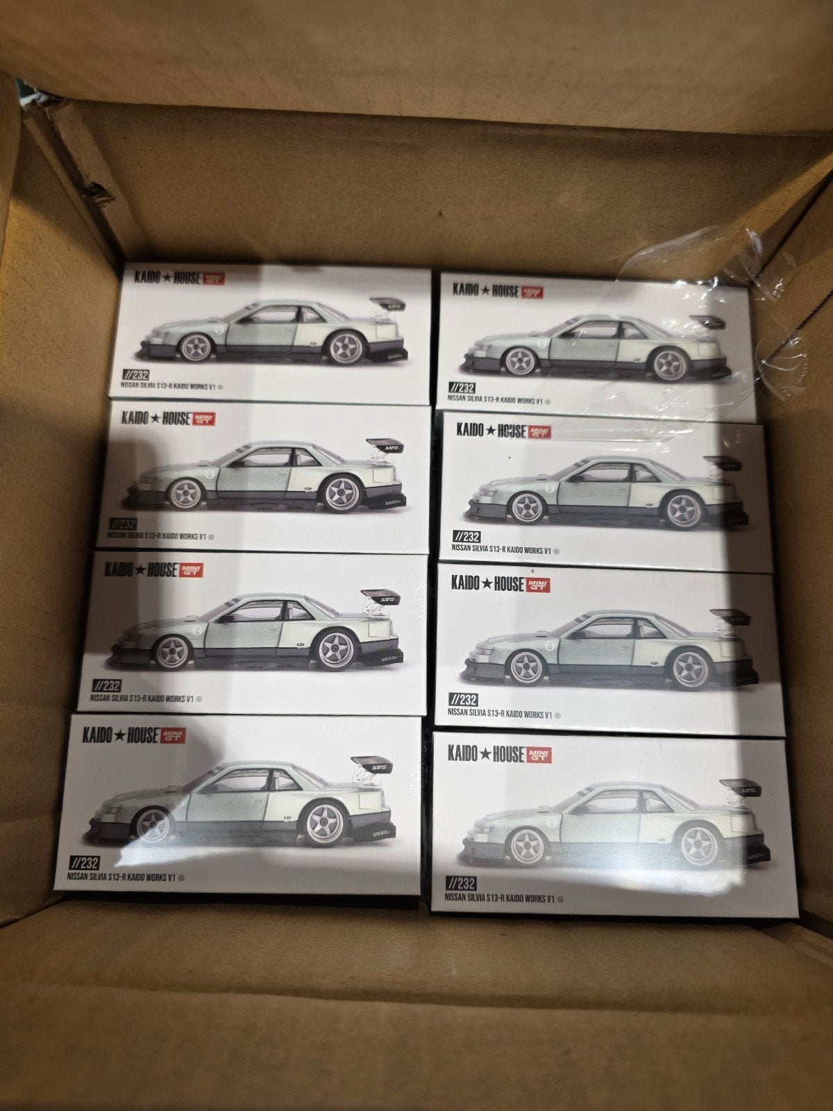 Kaido House Nissan Silvia S13-R Kaido Works V1 modelauto, Onbekend, Nieuw, Ophalen of Verzenden, Onbekend