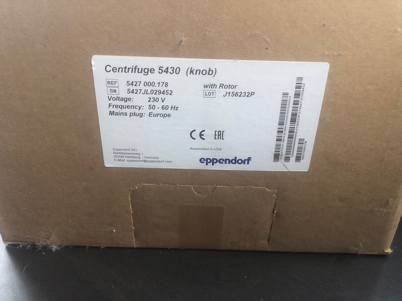 Eppendorf Centrifuge 5430 met Rotor A-2-MTP, Ophalen of Verzenden