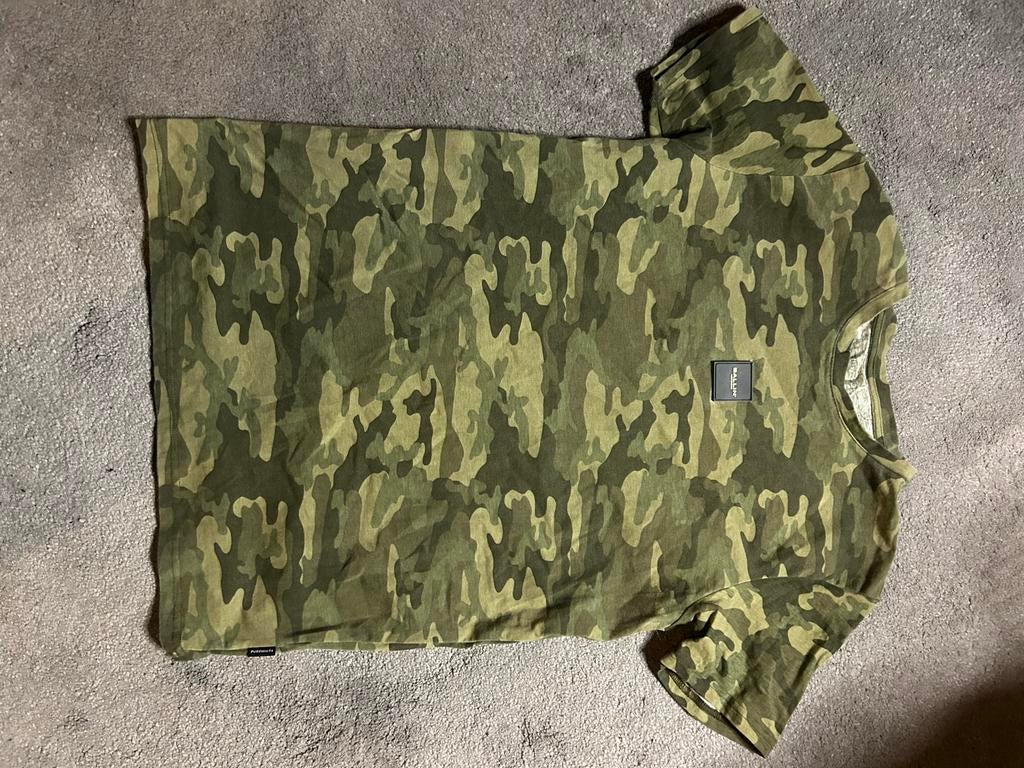 Camo T-shirt Ballin' Amsterdam, Ophalen of Verzenden, Gedragen, Maat 48/50 (M), Groen