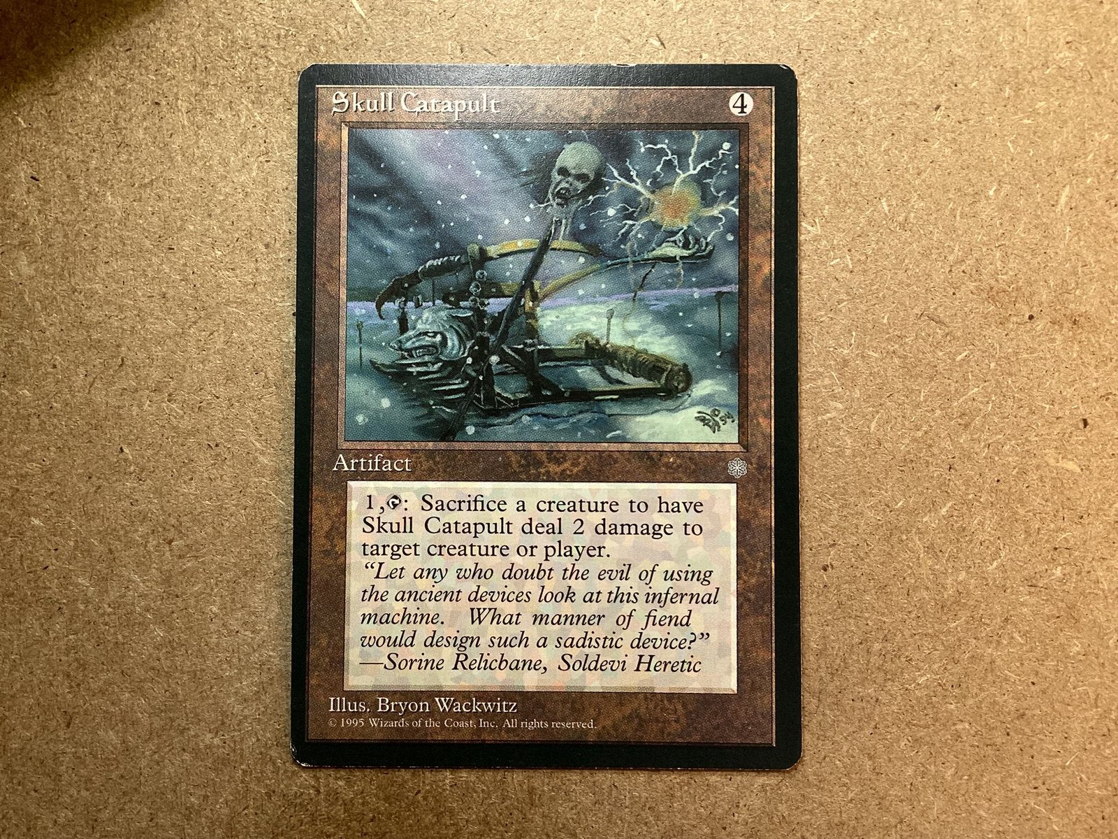 1x Skull Catapult (Good), Ophalen of Verzenden, Gebruikt, Losse kaart