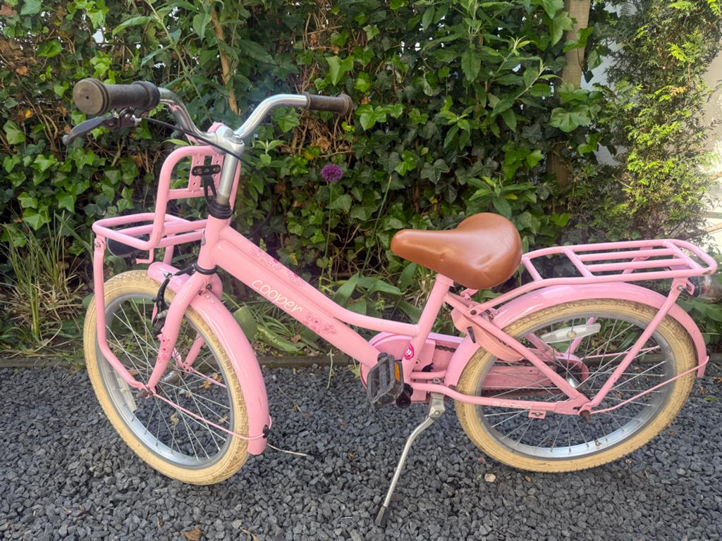 Poplar Cooper 20 inch roze meisjesfiets, Ophalen, Gebruikt, 16 tot 20 inch