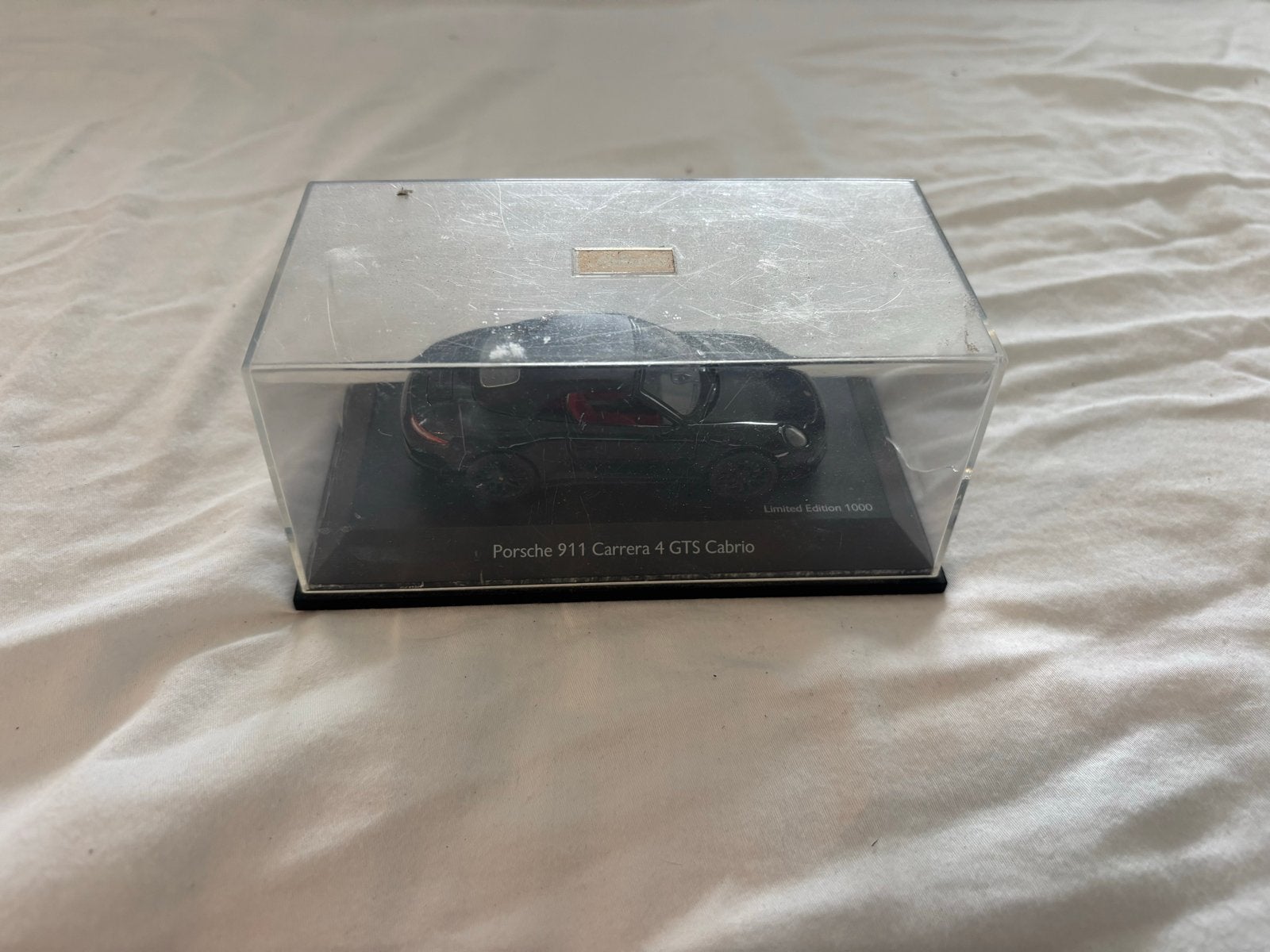 Porsche 911 Carrera 4 GTS Cabrio modelauto, Ophalen of Verzenden, Gebruikt, Auto, Overige merken